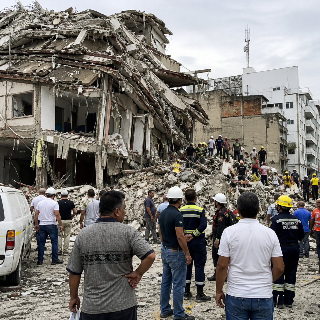 Pandaigdigang Responde Matapos ang Lindol sa Colombia na May 180 Namatay